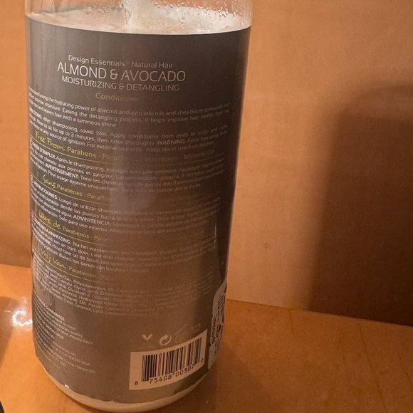 Design Essentials Almond Avocado Moisturizing & Detangling Sulfate-Free Shampoo - Picture 5 of 5